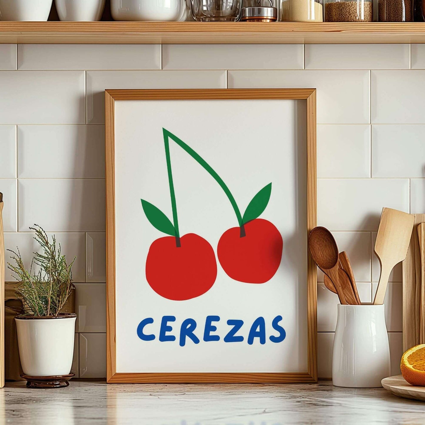 Cereza Spanish Kitchen Print