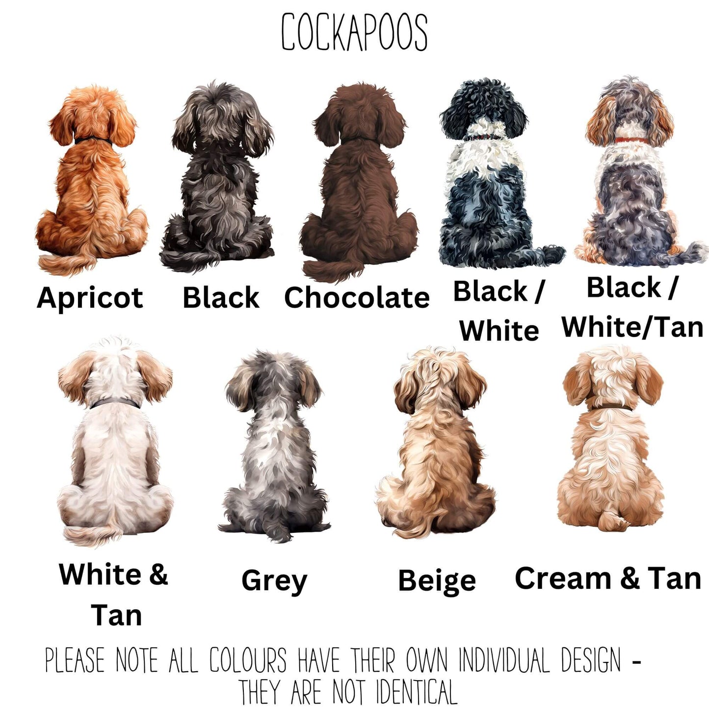 Happiness Starts with A Cockapoo or Two Print
