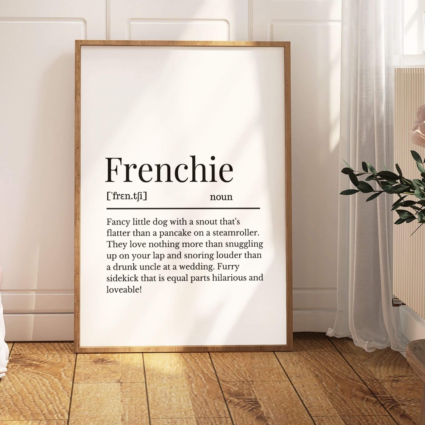 Frenchie Definition Print