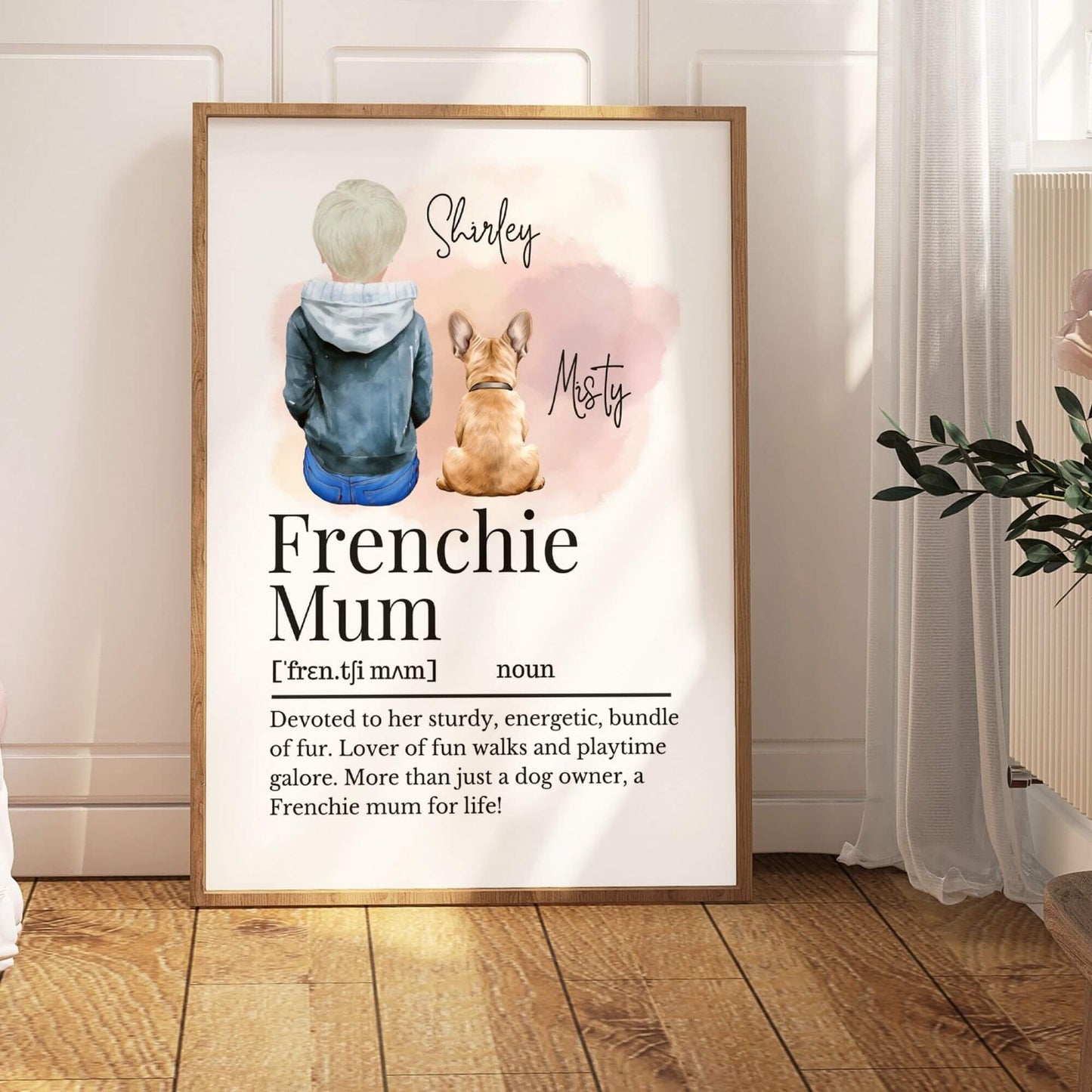 Frenchie Mum Definition Print