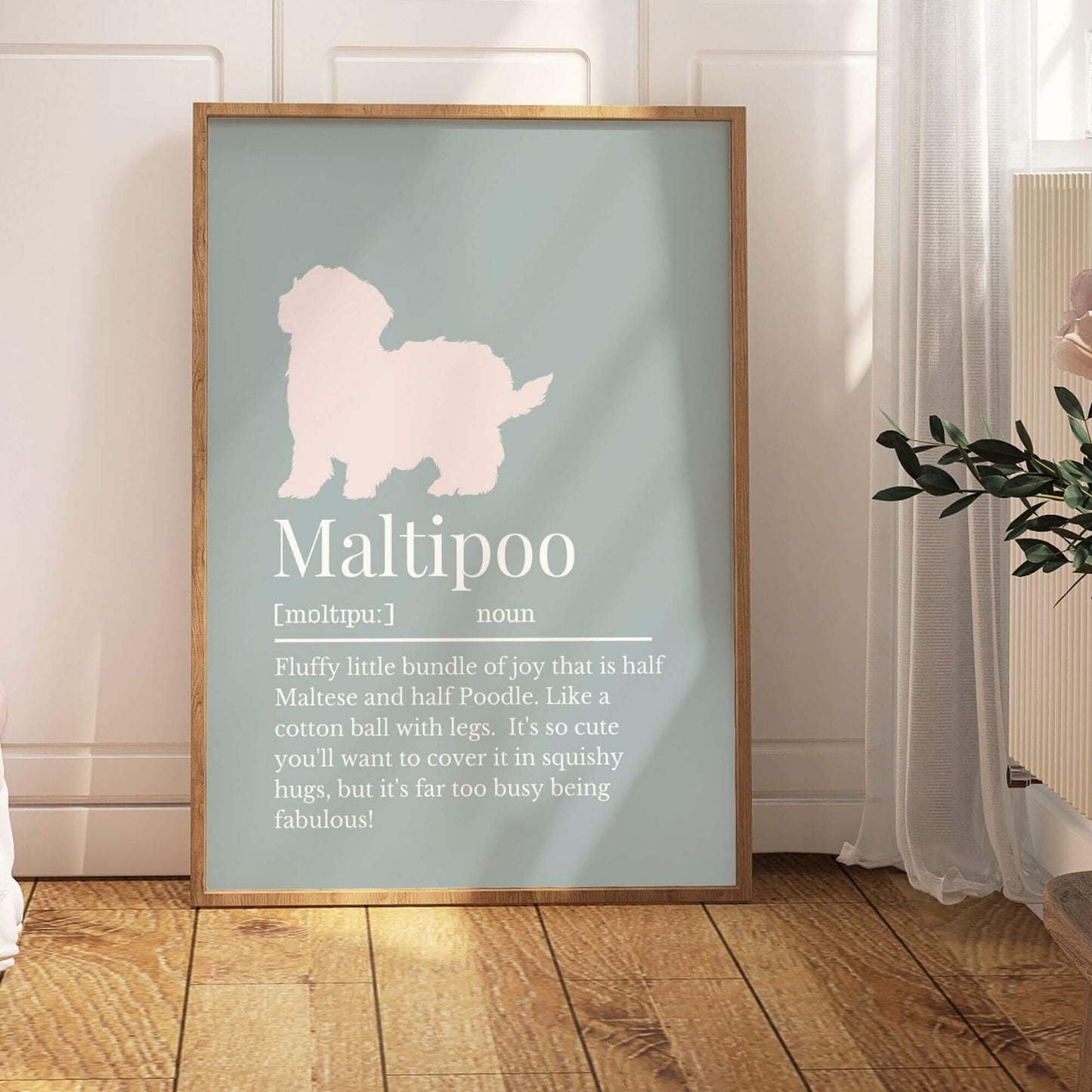 Coloured Maltipoo Definition Print