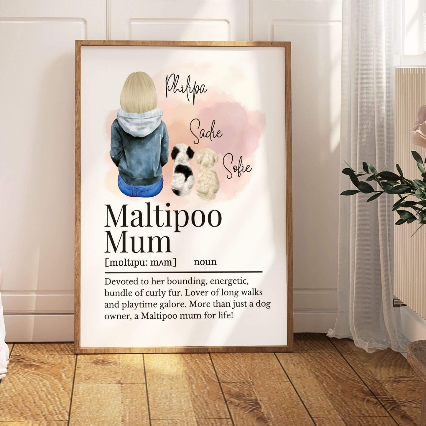 Maltipoo Mum Definition Print