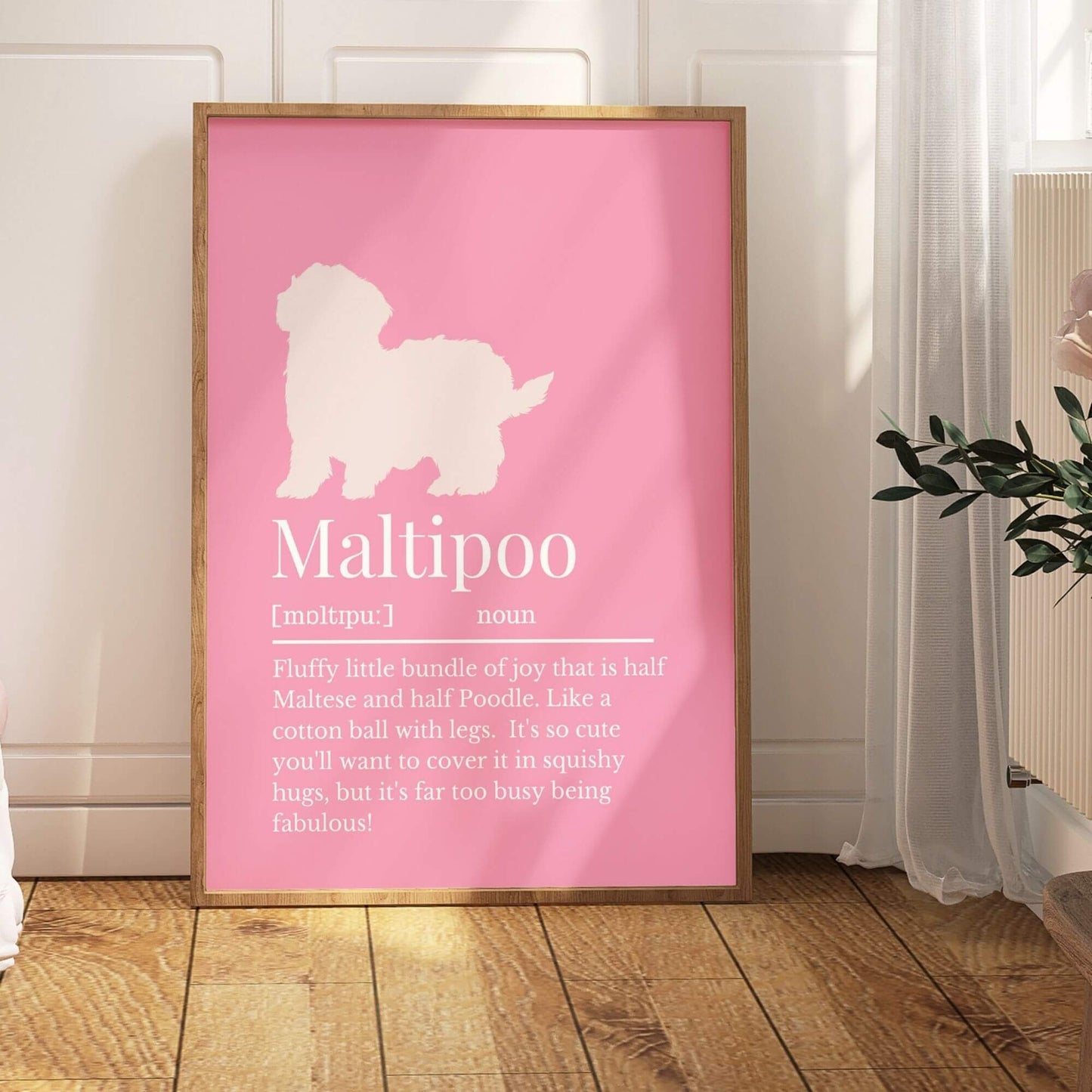 Coloured Maltipoo Definition Print