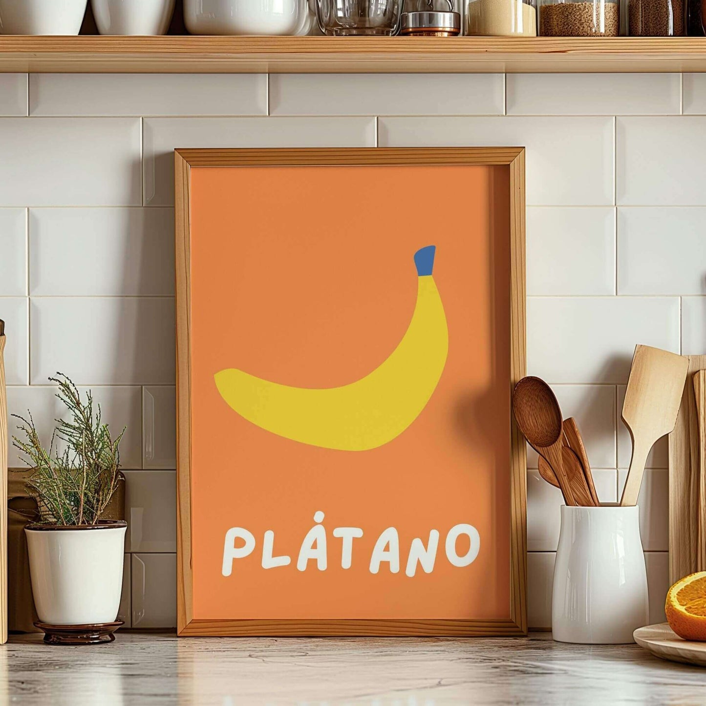 Plátano Spanish Kitchen Print