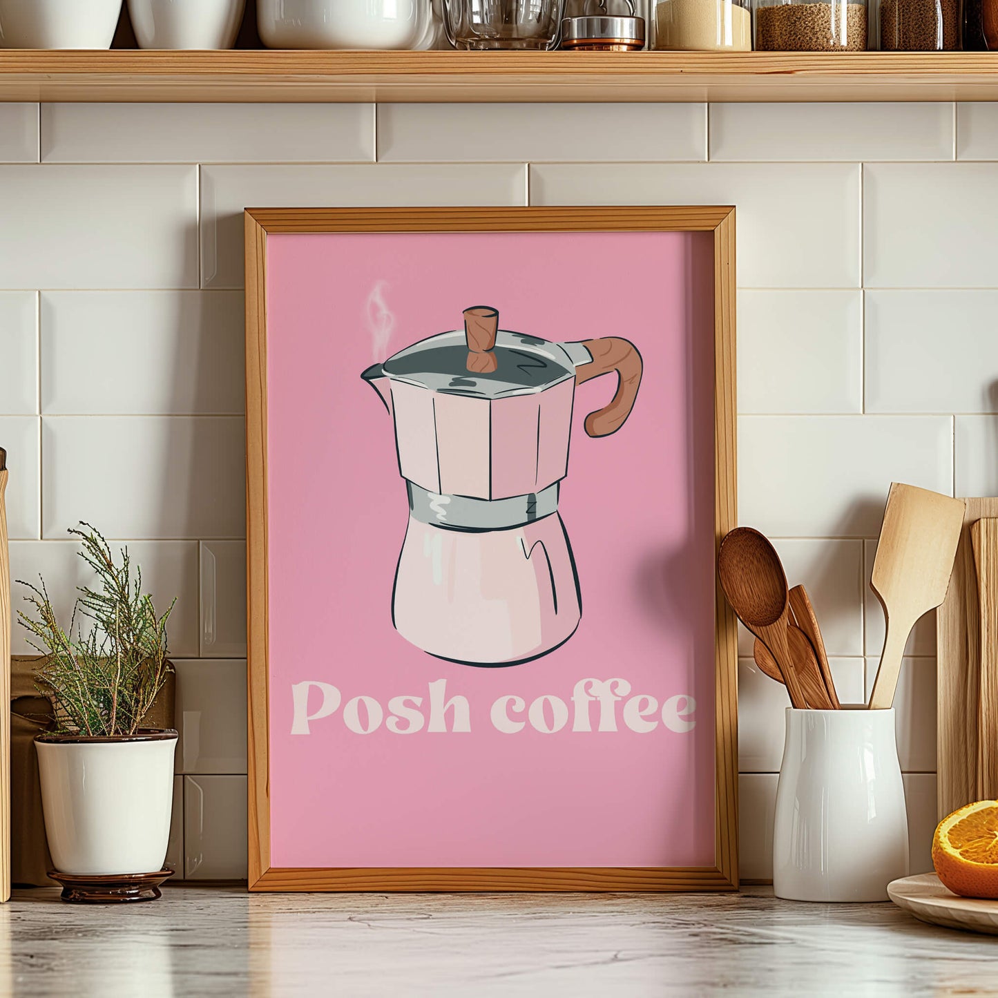 Posh Coffee Print