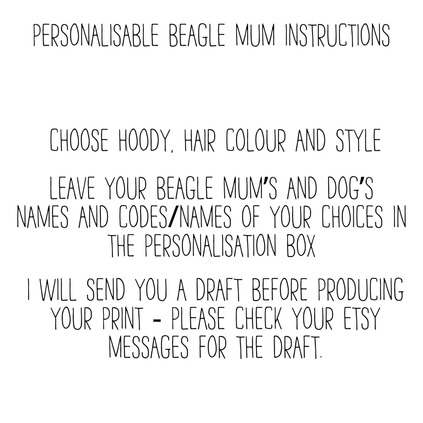 Beagle Mum Definition Print