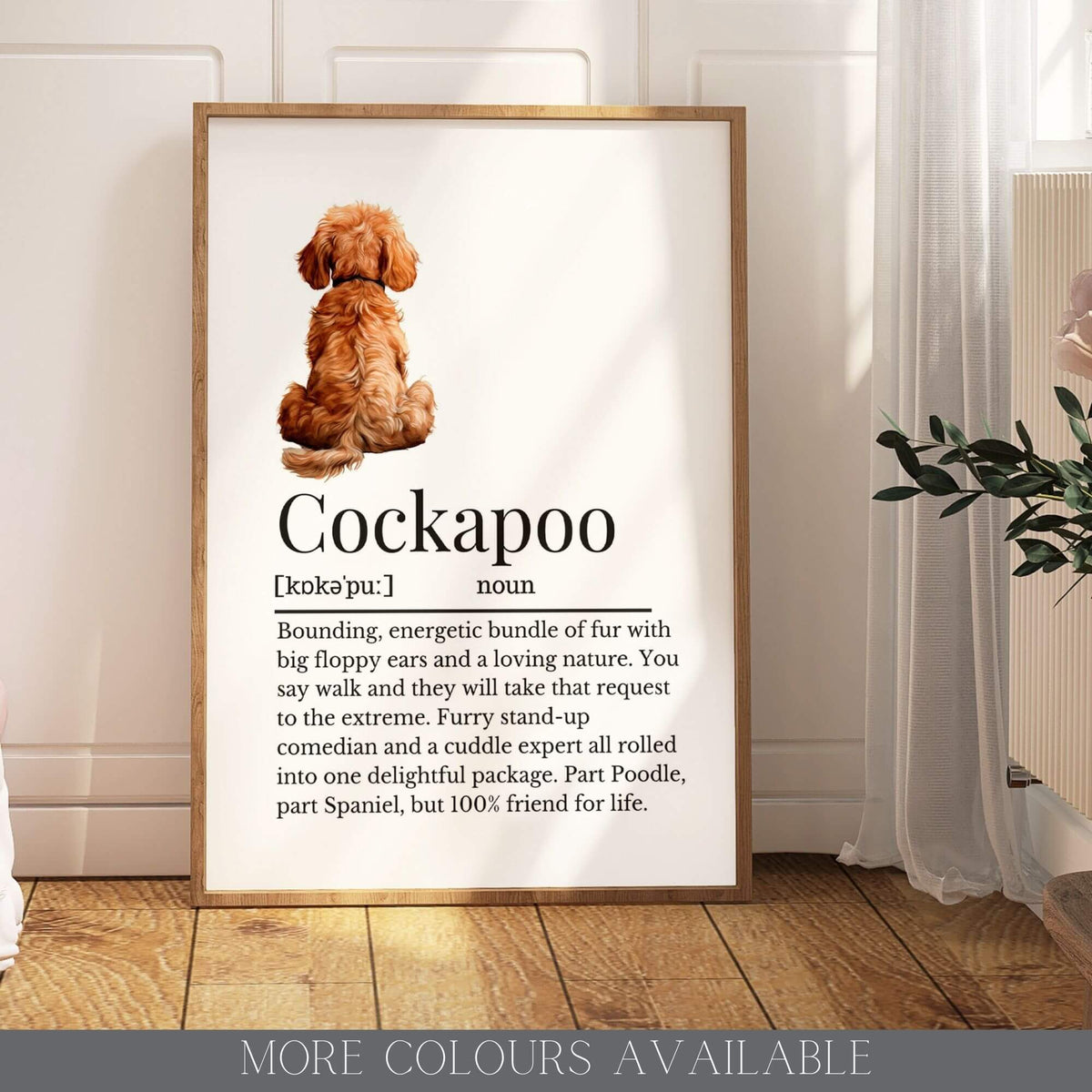 Illustrated Cockapoo Definition Print – Definitive Prints