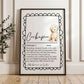 Illustrated Personalised Cockapoo Definition Print