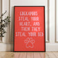 Cockapoos Steal Your Heart Wall Print