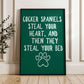 Cocker Spaniels Steal Your Heart Wall Print