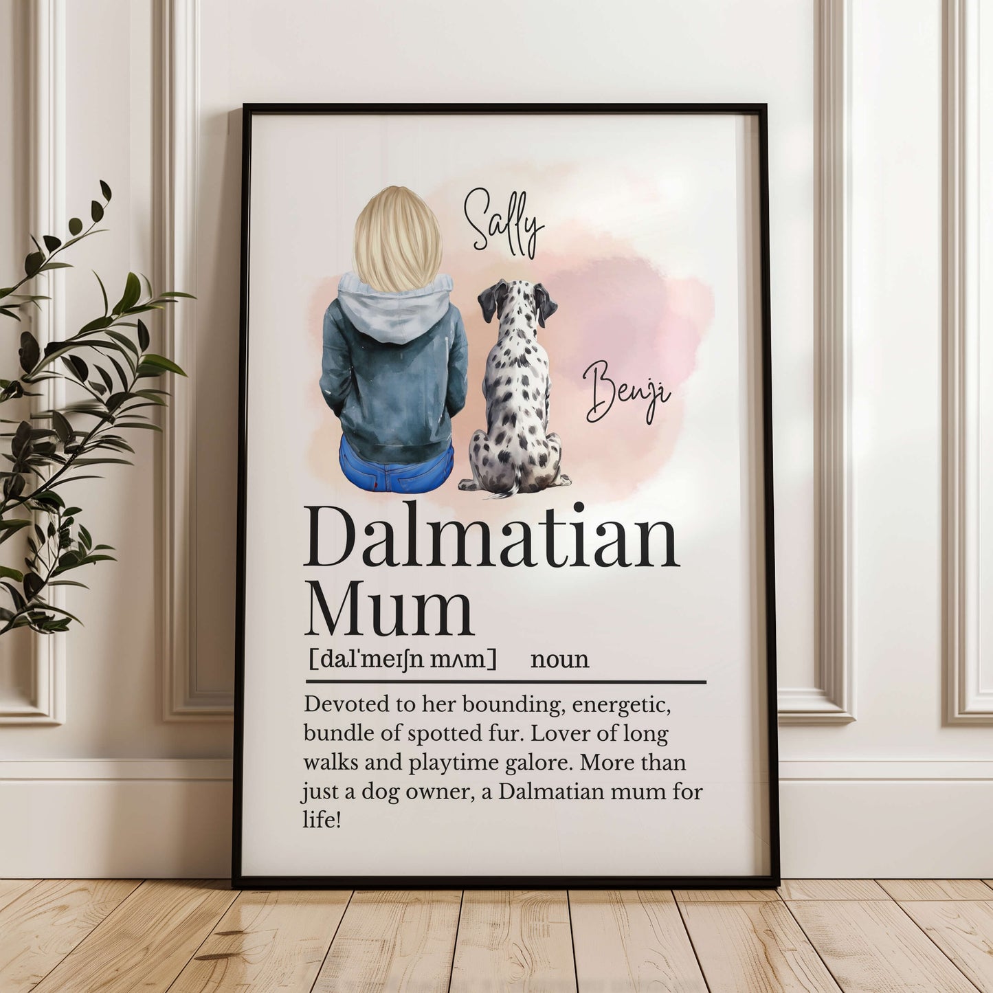 Dalmatian Mum Definition Print