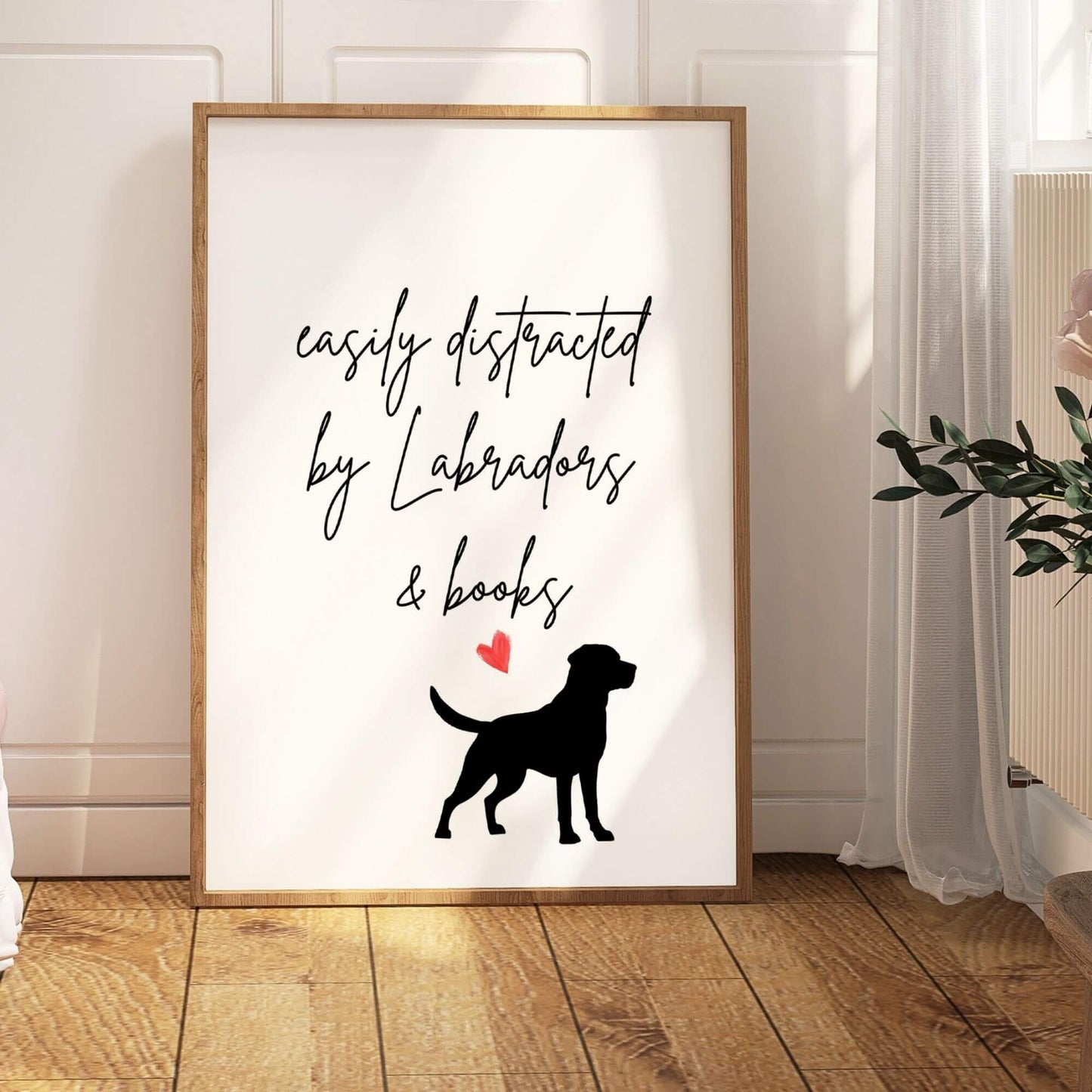 Easily Distracted By Labradors and Books