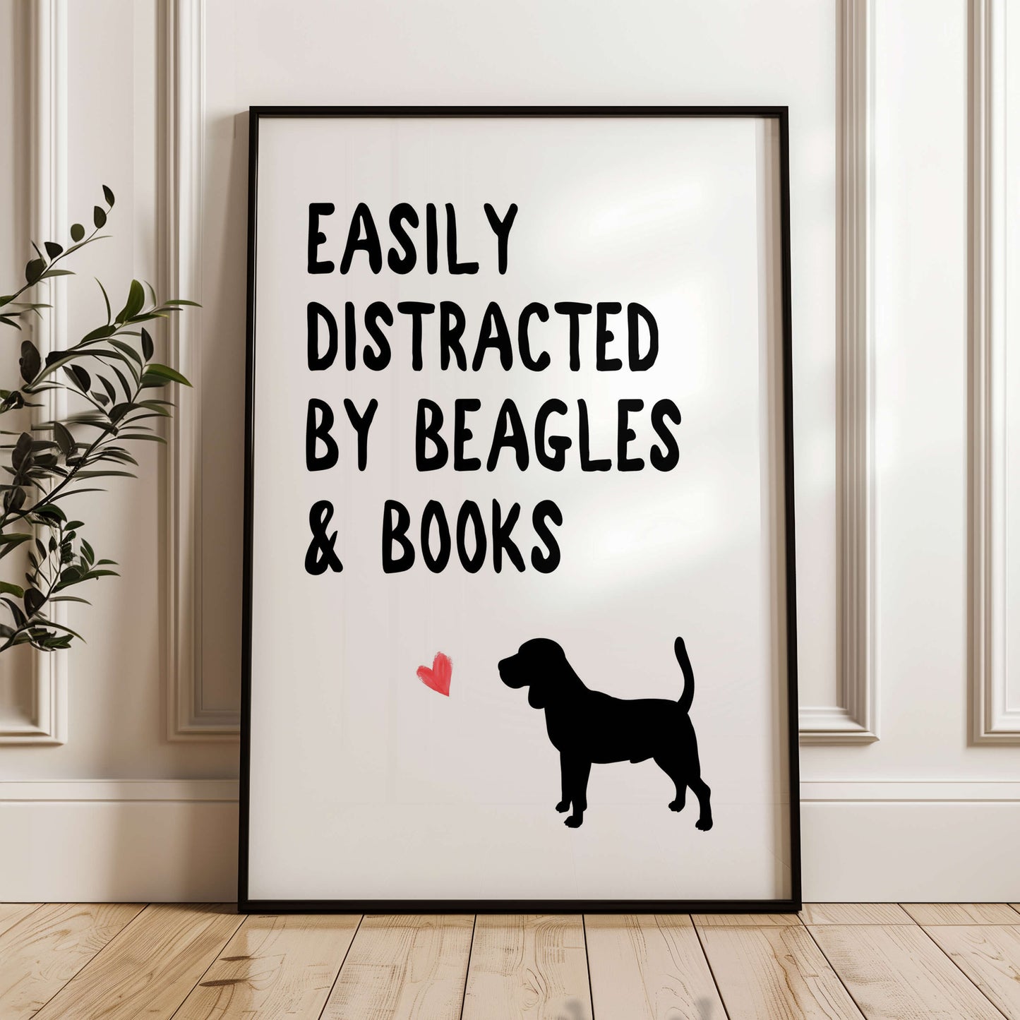 Easily Distracted By Beagles and Books