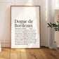 Dogue de Bordeaux Definition Print