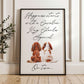 Happiness Starts with A Cavalier King Charles Spaniel or Two Print
