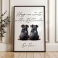 Happiness Starts with A Rottweiler or Two Print