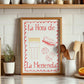 La Hora de La Merienda Spanish Print
