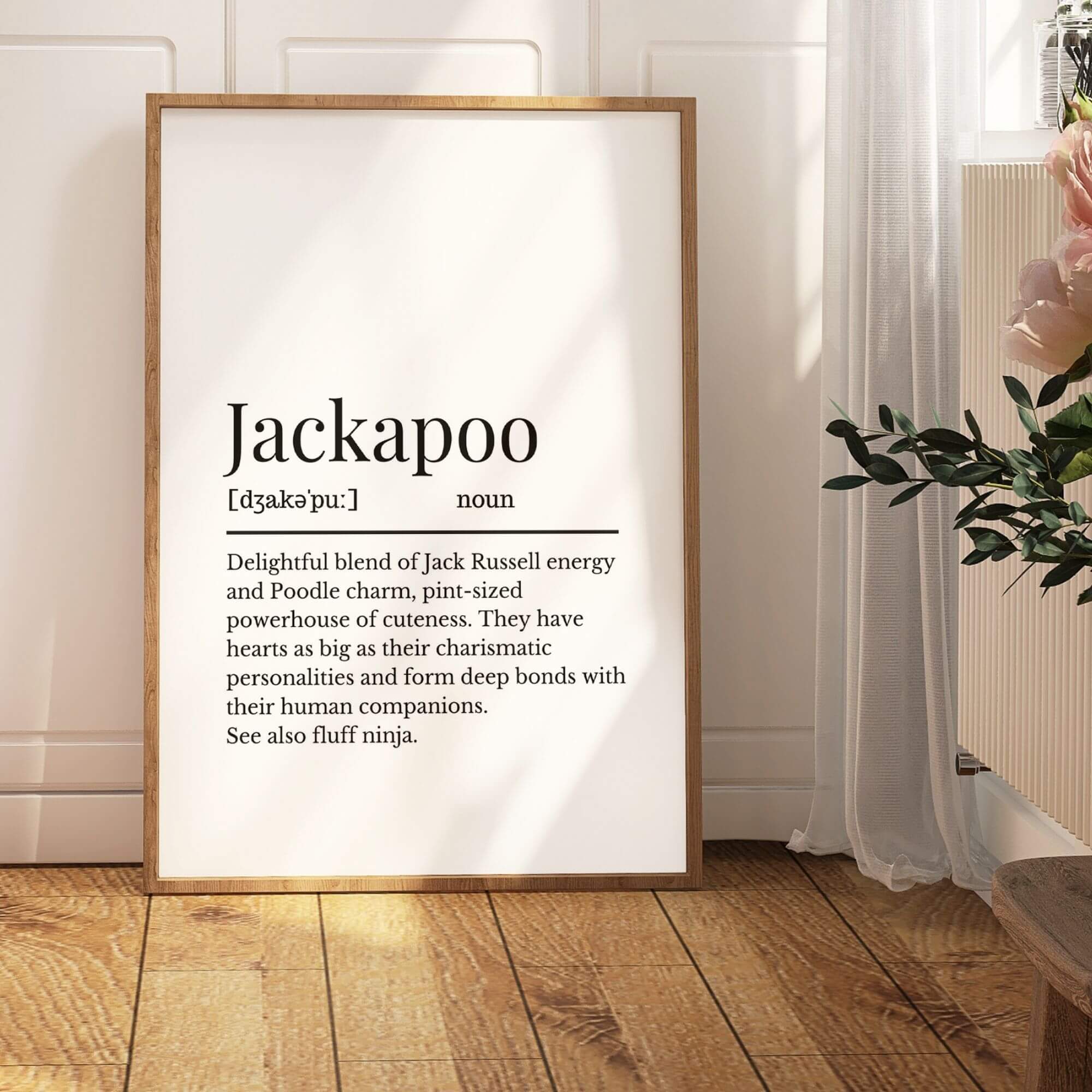 Jackapoo Anti Racism Jackapoo Definition Print – Definitive Prints