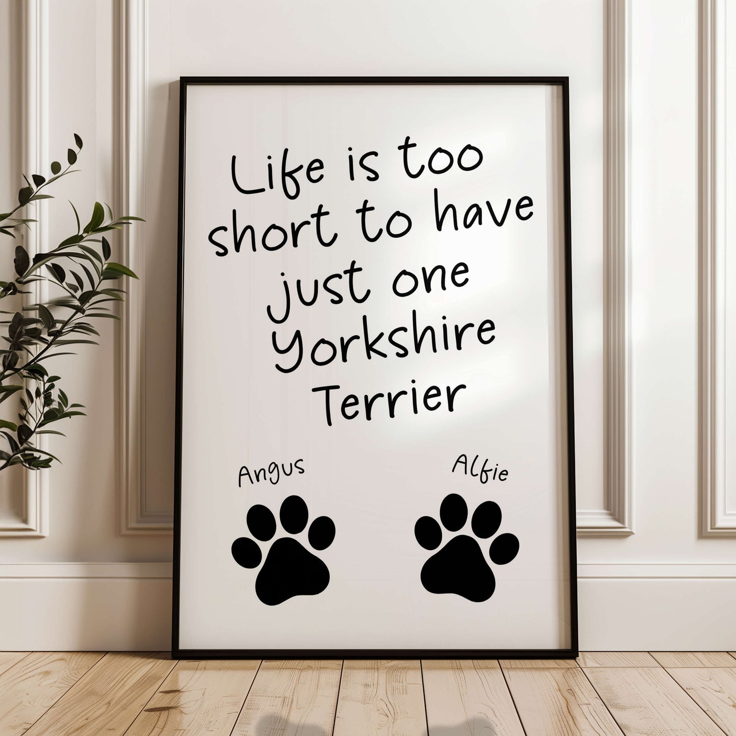 Easily Distracted By Yorkshire Terrier and Wine