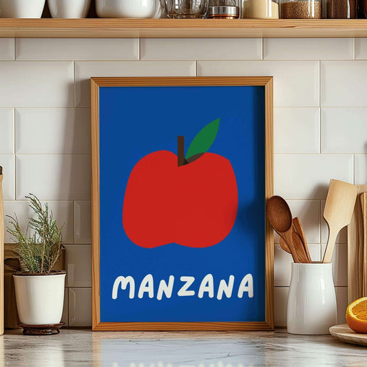 Manzana Spanish Kitchen Print