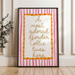 A Most Adored Border Collie Lives Here Print