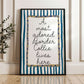 A Most Adored Border Collie Lives Here Print