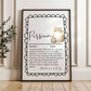 Illustrated Personalised Persian Cat Definition Print