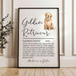 Personalised Golden Retriever Definition Print