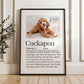 Personalised Photo Cockapoo Definition Print