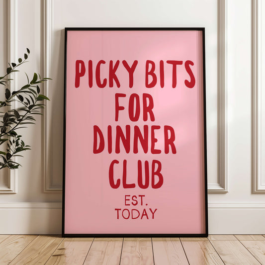 Picky Bits Dinner Club Print