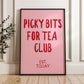 Picky Bits Tea Club Print