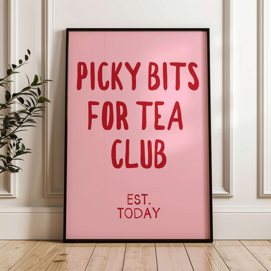 Picky Bits Tea Club Print