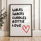 Rottie Love Print