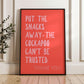 The Cockapoo Can't Be Trusted Wall Print