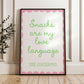 Funny Cockapoo Snack Wall Print
