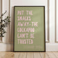 The Cockapoo Can't Be Trusted Wall Print