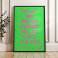 They Got Some Miniature Dachshunds and Lived Happily Ever After Wall Print