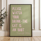 The Cat Is An Idiot Funny Print