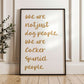We are Cocker Spaniel People Print