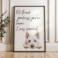 Welcome Home Westie Dog Print