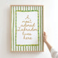 A Most Adored Labrador Lives Here Print