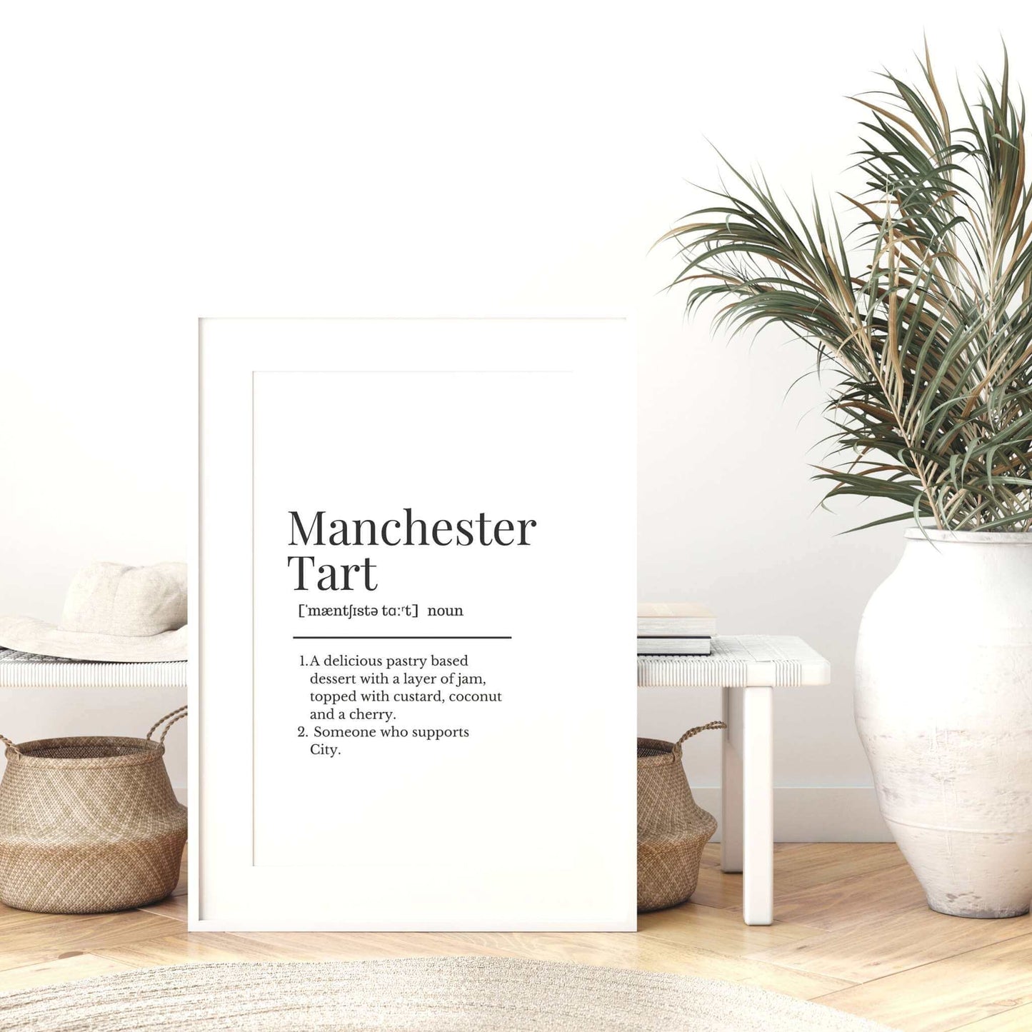 Manchester Tart Definition Print Definitive Prints